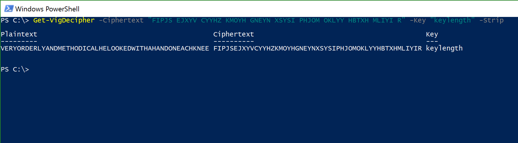 Reinventing the Wheel in PowerShell: PoshCiphers - Part 1